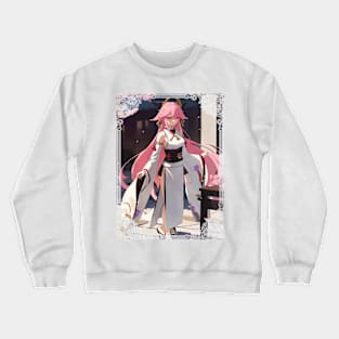 Yae Miko the Beautiful Crewneck Sweatshirt